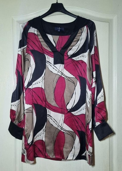 Women Jasper Conran Dress Multicolor Silk 36 / S /