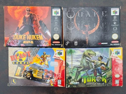 Nintendo 64 Spiele, 4 Stück TOP-N64-Spiele mit Altersbeschränkung