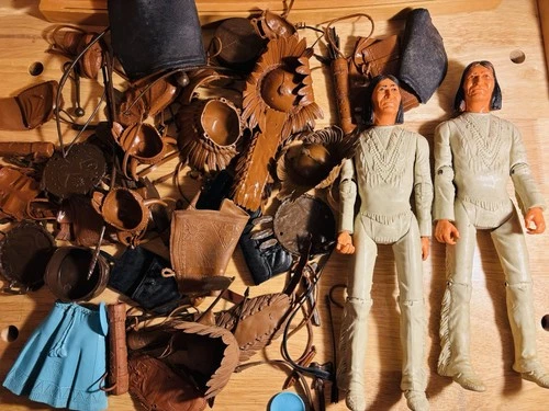 MARX Best of the West Geronimo Chief Cherokee Figures & Accessories Lot #37