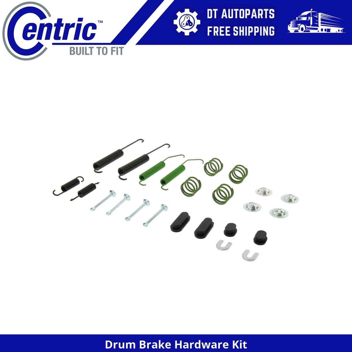 HO AUTOPARTES Kit De Herrajes Para Tambor De Freno Trasero Lado Conductor Nissan Np300 2009-2020 NP300