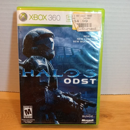 Halo 3: ODST (Xbox 360, 2009) Complete w/ Manual  2 disc