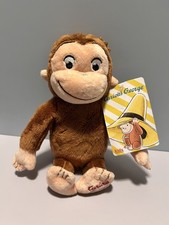 Curious George Plush Toy 8 Inch Soft Monkey Stuffed Animal for Kids