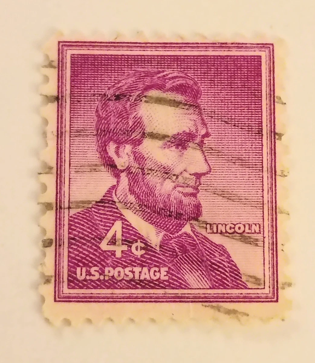 4 Cent Lincoln Stamp In Used Us Stamps (1901-Now) for sale | eBay