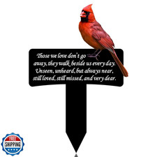 Cardinals Grave Markers for Cemetery Plaques - Grave Decorations Sympathy Sta