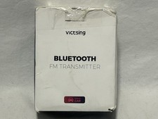 NEW Victsing Bluetooth FM Transmitter Model No BH347A OPEN BOX FOR CAR