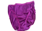 VINTAGE SILKY NYLON PANTY BRIEF by HANES HI CUT sz 10
