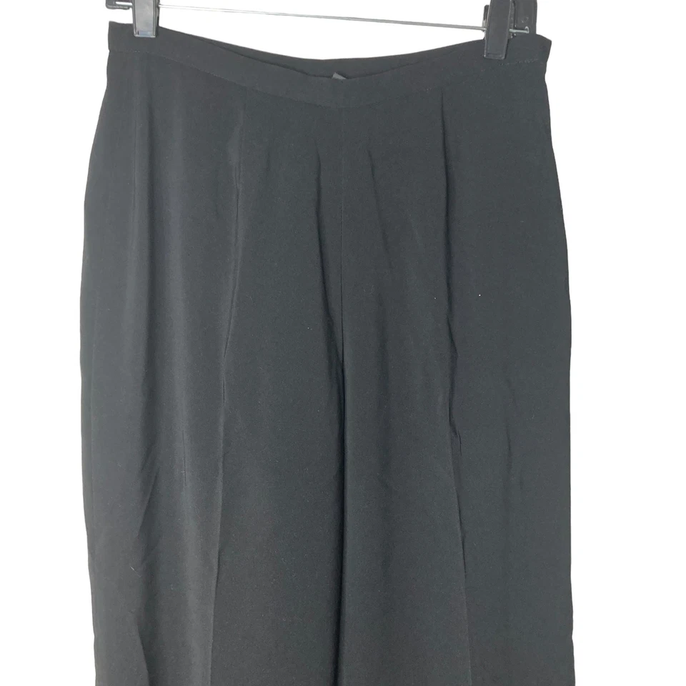 Calça Kasper Feminina Tamanho 8P Preta Fecho Lateral com Zíper - Imagem 4 de 4