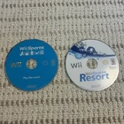 Wii Sports + Wii Sports Resort Nintendo Wii Game Discs Only Tested Working