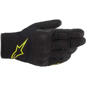 Alpinestars S Max DryStar Waterproof Motorcycle Gloves Black Yellow Fluo