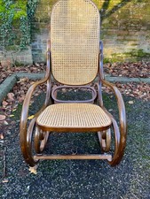 Early 20th Century Thonet Bentwood Rocking Chair – Original – Excellent Vintage