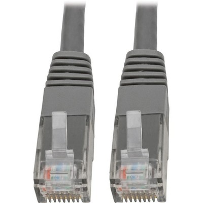 Tripplite N200002GY 2ft Cat6 Gigabit Patch Cable RJ45 M-M Gray