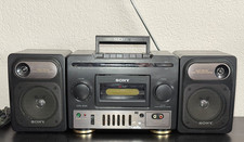 Sony CFS-1030 Boombox AM/FM Cassette Player Recorder EQ Tested Works  Speakers