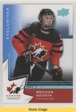 2020 Upper Deck Team Canada Juniors Women's WC Blue Meghan Agosta #69 READ o1h
