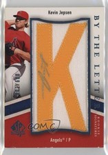 2009 SP Authentic By the Letter Rookie Signatures 39/100 Kevin Jepsen Auto b8h