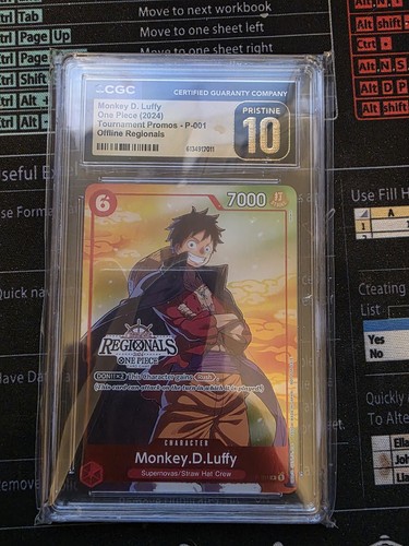 Monkey.D.Luffy (Offline Regional 2024 Vol. 2 Participant) graded CGC 10 for sale on eBay