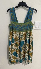 Natural Life Women's Tricia Mini Dress Sz S Boho Revival Hippie Sundress