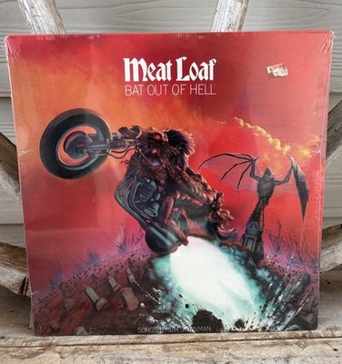 Vintage Vinyl Factory-sealed Meatloaf Bat Out Of Hell Cleveland JE 34974 1977
