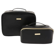 Improvements Beauty Travel Organizer - Set of 2 - Black