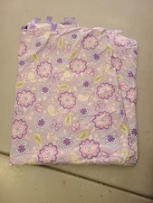 Pottery Barn Kids "Lavender w/ Butterflies  Flowers" Twin Duvet