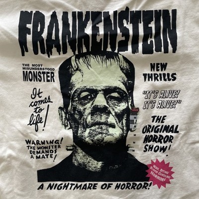 RARE FRANKENSTEIN UNIVERSAL MONSTERS X LEVIS STRAUSS HALLOWEEN TEE SHIRT MD 2022