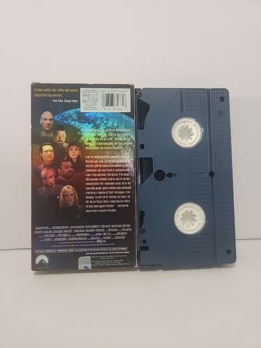 Star Trek Insurrection (VHS 1998) Widescreen Patrick Stewart Paramount - Foto 2 di 2