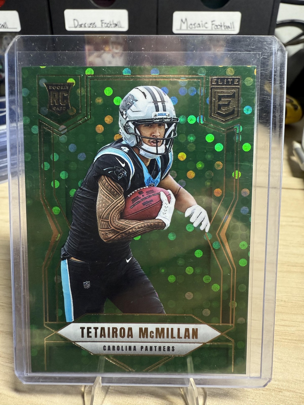2025 Donruss Elite #128 Tetairoa McMillan Green Disco