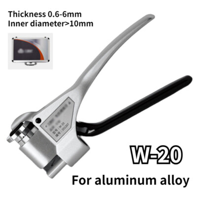 W-20 Durometer 0.6-6mm Aluminum Alloy Metal Test Tool Webster Hardness Tester