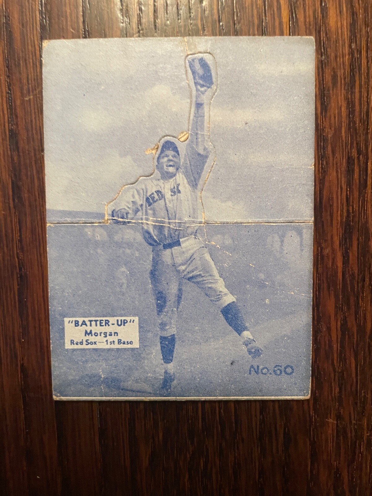 1934 BATTER UP #60 ED MORGAN BOSTON RED SOX  BASEBALL CARD VG