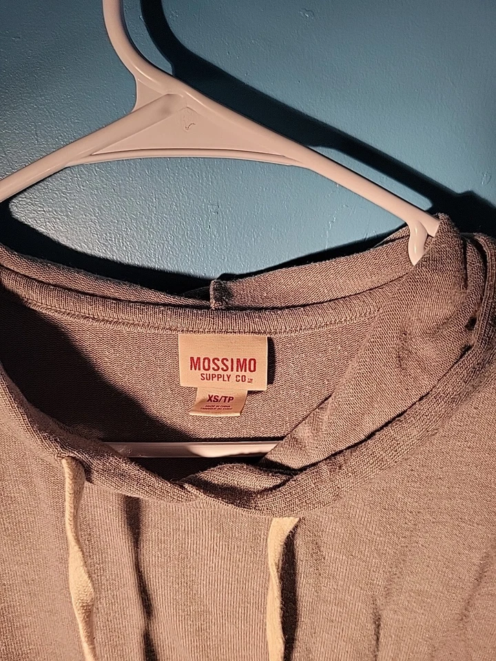 Mossimo Supply Mujer Gris Pullover Sudadera con Capucha Talla XS Foto 2 de 3