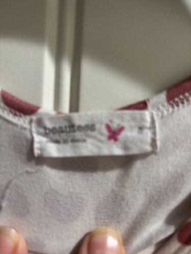 Beautees “Mommy’s Mini” All Over Heart Print Top Sz 5 Girls - Picture 3 of 6