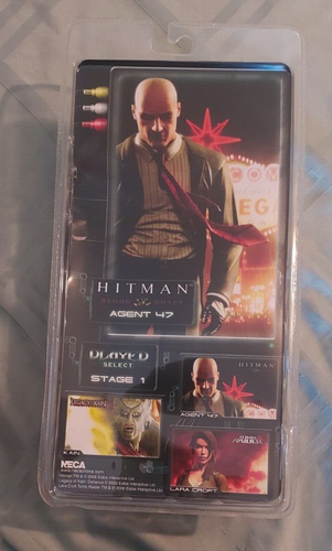 2006 Neca Hit Man Agent 47 Played Select Figure Stage 1 NIP - Picture 3 of 4