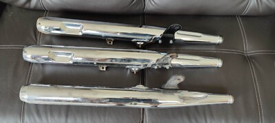 Yamaha AS3 NOS Ersatzteile: Auspuff Schalldämpfer exhaust muffler pipe 396-14711