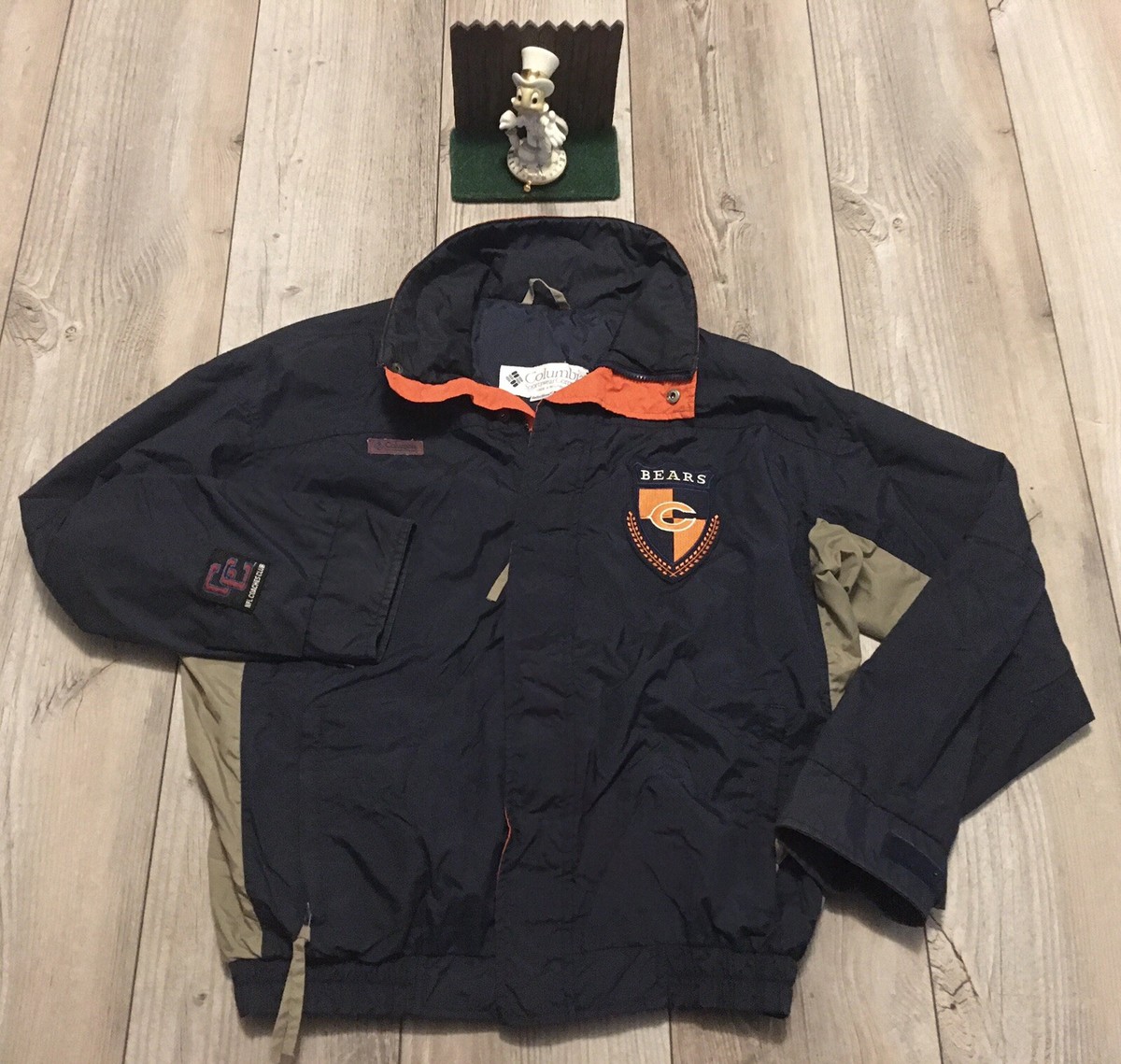 Columbia NFL Jacket Coaches Club Chicago Bears Mens M Coat Jacket