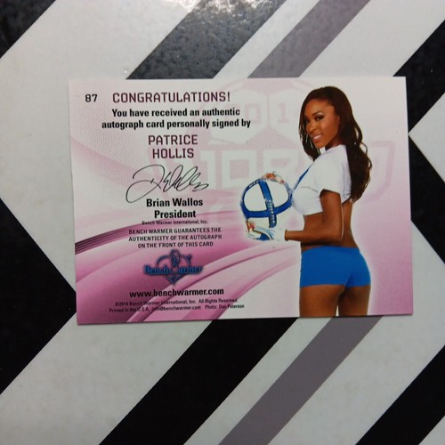 Patrice Hollis Bench Warmer 2014 World Cup Signed Auto Autograph Card - Picture 4 of 4