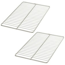 STAINLESS STEEL SHELVES 2 x GASTRONORM 1/1 COMBI OVEN STEAMER 325 x 530mm GRIDS
