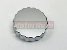 Chrome Plastic Power Steering Pump Cap Snap On Saginaw Reservoir SBC BBC GM ACan