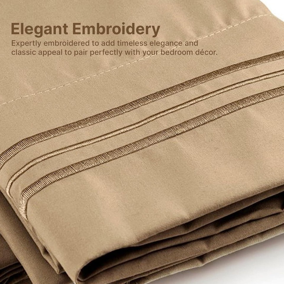 Pillow Cases Set of 2, Hotel Quality Ultra Soft Pillow Covers by CGK ...