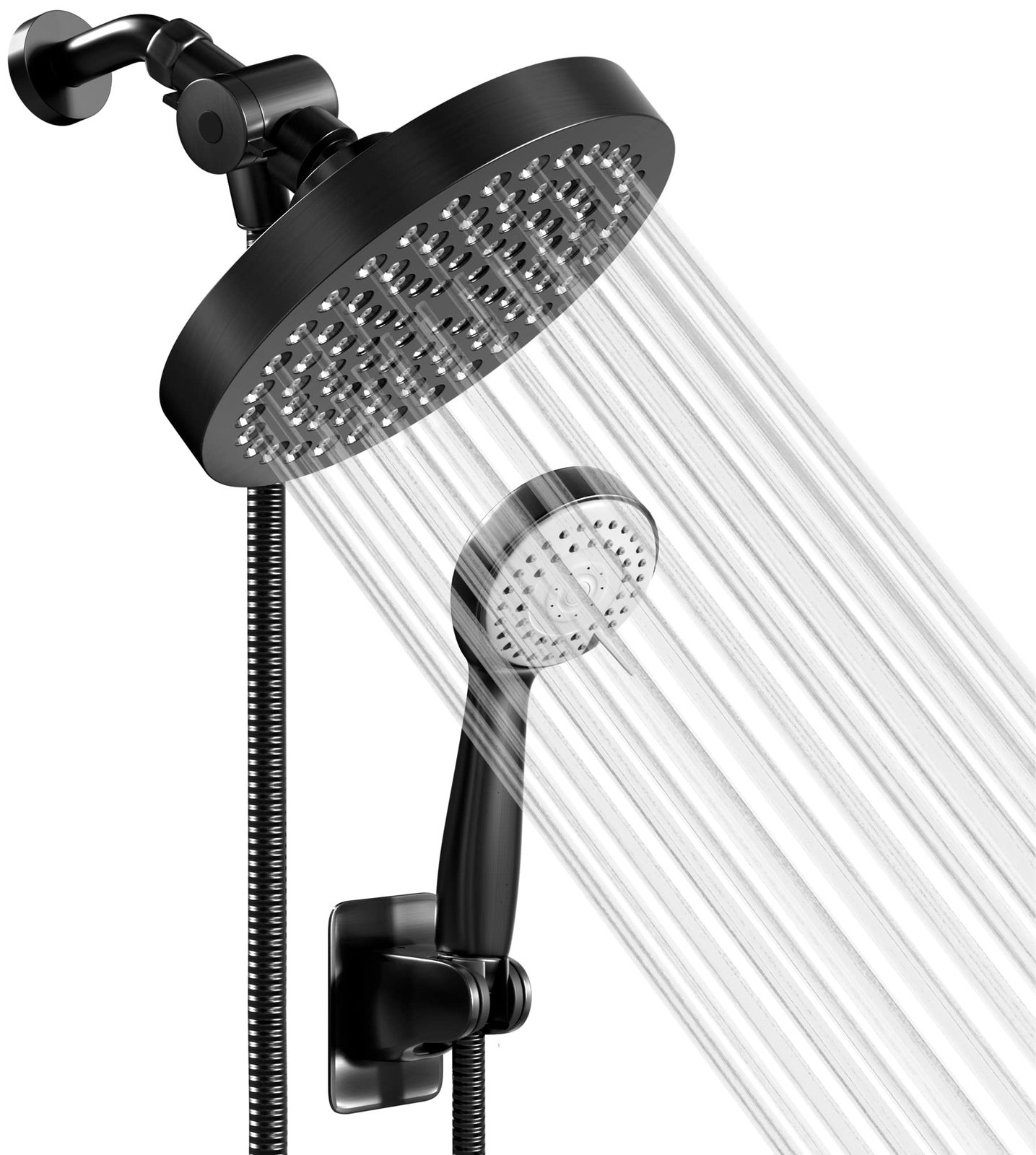 Shower Head With Handheld Combo,6 Inch High Pressure Rainfall Showerhead Hand...