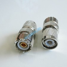 UHF female SO-239 jack to TNC male connector plug RF coaxial adapter