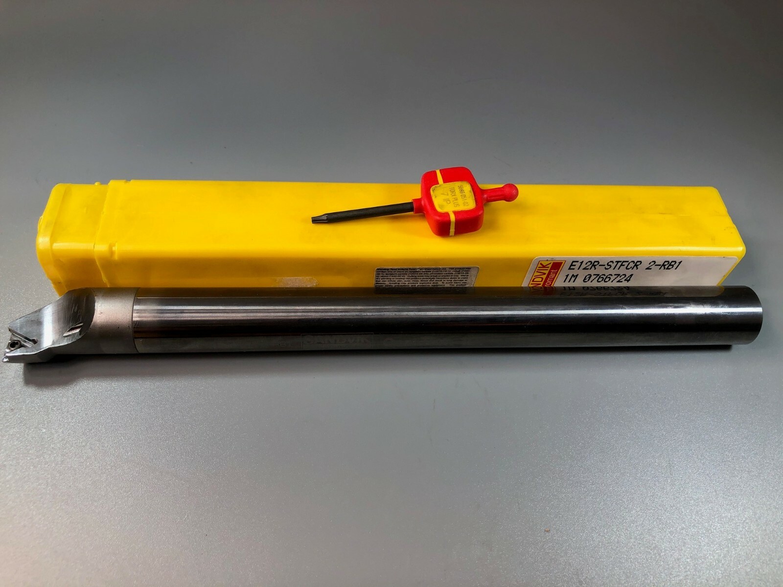 SANDVIK E12RSTFCR 2RB1 CoroTurnⓇ 107 solid carbide boring bar for