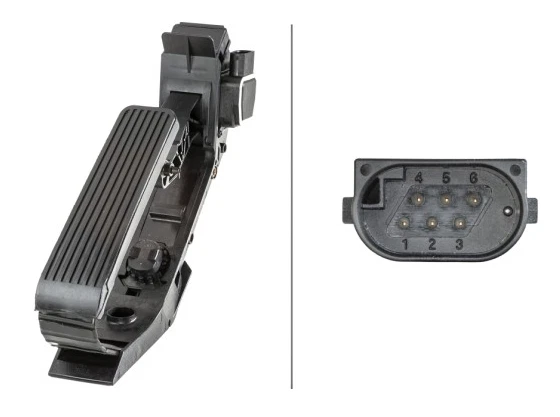 Hella Sensor Accelerator Pedal Position for Mercedes-Benz C-Class W203 S203 CL203 C209 - Image 2 of 4
