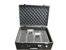 Graded Card Storage Box Case for 64 PSA Certified Sport Slabs Protector w/Lock