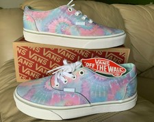 vans doheny women's skate shoes tie dye
