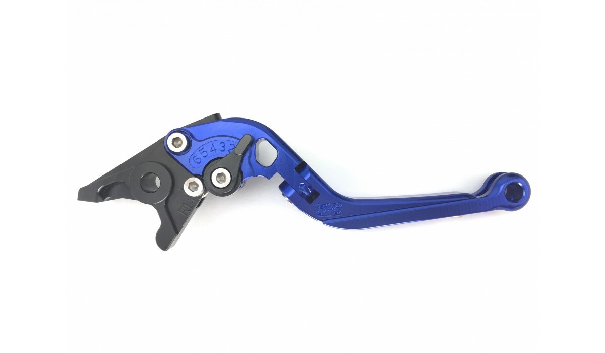 Levier d'embrayage bleu réglable pour restaurer le poste de pilotage Yamaha Bulldog 1100