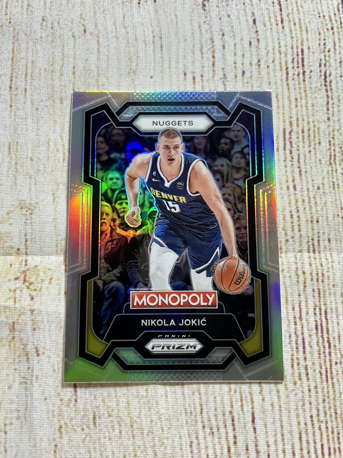 2023-24 Panini Prizm Monopoly Nikola Jokic Silver Prizm #1
