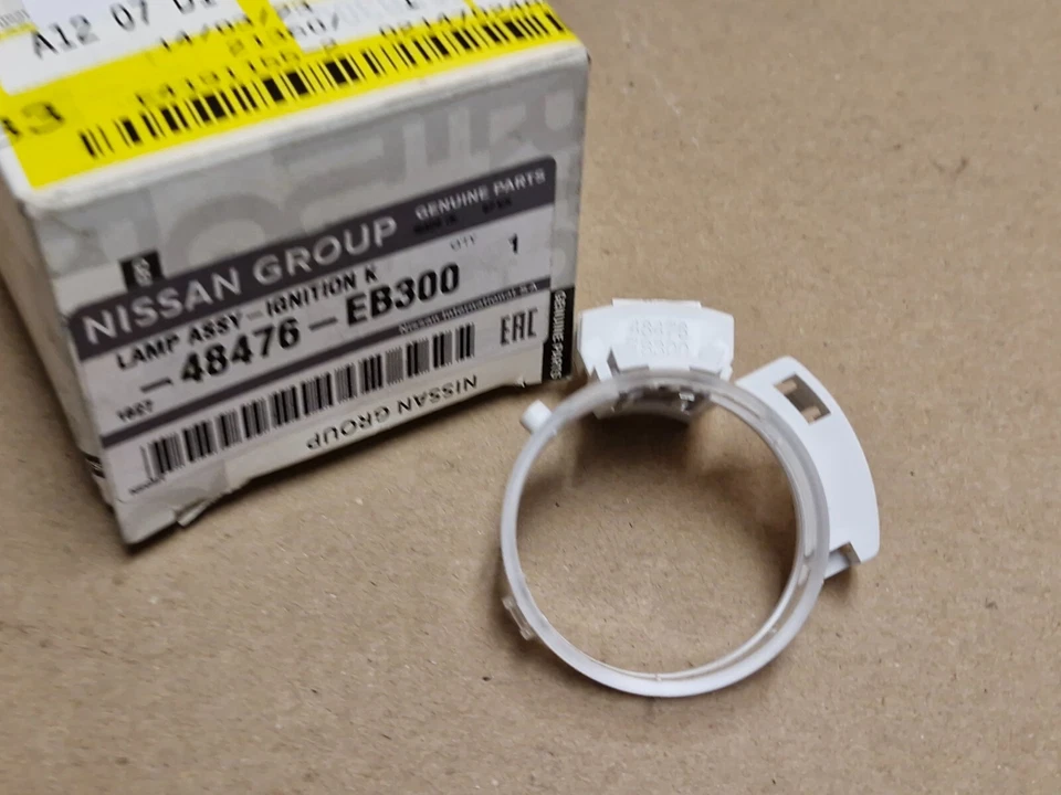 Nissan Navara D40M Ignition Key Lamp Unit 48476-EB300 Genuine NEW OEM - Image 3 of 4