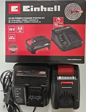 Einhell Power X-Change Battery & Charger PXC Starter Kit 18V 1 Battery 4Ah