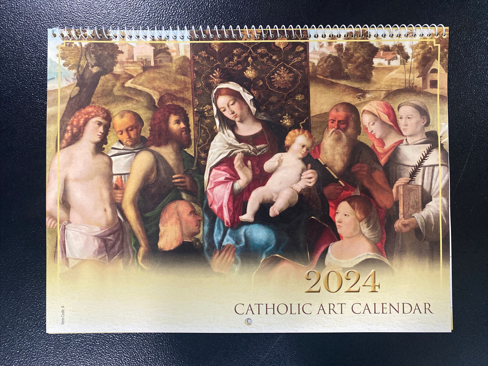 NEW 2024 Catholic Church Wall Calendar Religious Art Paintings