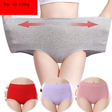 For 40-120kg Women High Waist Pantys Panties Soft Underpants Underwear Briefs