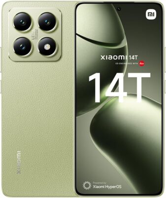 Xiaomi 14T 5G Smartphone 12+256GB 6,67 Zoll AMOLED 50 MP Lemon Green NFC 5000mAh
